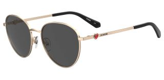 Óculos de sol LOVE MOSCHINO MOL074/S Dourados Tamanho: 55X18
