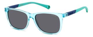 Óculos de sol Polaroid Kids PLD 8058/S Azul Tamanho: 46X13