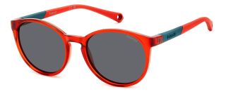 Óculos de sol Polaroid Kids PLD 8059/S Vermelho Tamanho: 45X16