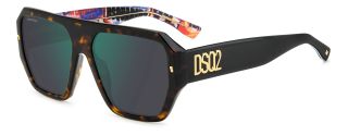 Óculos de sol Dsquared2 D2 0128/S Castanho Tamanho: 58X16