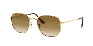 Óculos de sol Ray Ban 0RB3548 HEXAGONAL Dourados Quadrada - 1