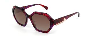 Óculos de sol Agatha Ruiz de la Prada AR21428 Rosa/Vermelho-Púrpura Quadrada