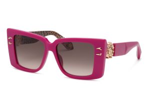 Óculos de sol Roberto Cavalli SRC056M Rosa/Vermelho-Púrpura Quadrada