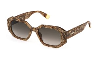 Óculos de sol Furla SFU815 Castanho Tamanho: 54X19