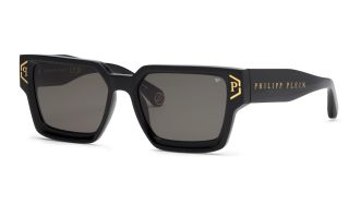 Óculos de sol PHILIPP_PLEIN PLEIN BRAVE SHADE SPP005V Preto Tamanho: 57X18