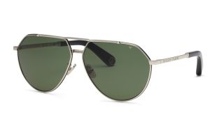 Óculos de sol PHILIPP_PLEIN PLEIN SIGNATURE SPP007V Prateados Tamanho: 64X12