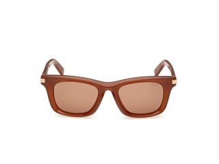 Óculos de sol Ermenegildo Zegna EZ0270 Castanho Quadrada - 2