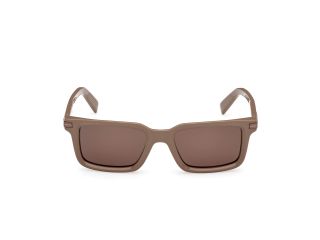 Óculos de sol Ermenegildo Zegna EZ0249 Castanho Retangular - 2