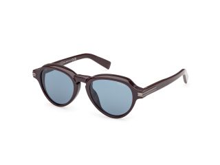 Óculos de sol Ermenegildo Zegna EZ0252 Castanho Redonda - 1