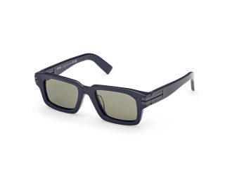 Óculos de sol Ermenegildo Zegna EZ0255 Azul Retangular - 1