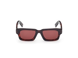 Óculos de sol Ermenegildo Zegna EZ0255 Castanho Retangular - 2