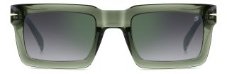 Óculos de sol David Beckham DB 7126/S Verde Retangular - 2
