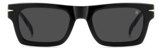 Óculos de sol David Beckham DB 7129/CS Preto Retangular - 2