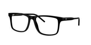 Óculos graduados Emporio Armani 0EA3257 Preto Quadrada - 1