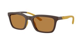 Óculos de sol Emporio Armani 0EA4249U Castanho Retangular - 1