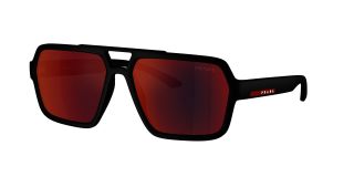 Óculos de sol Prada Linea Rossa 0PS A06S Preto Tamanho: 59X16