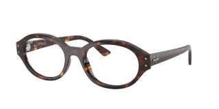 Óculos graduados Ray Ban 0RX7257 Castanho Ovalada - 1