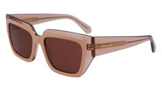 Óculos de sol SALVATORE FERRAGAMO SF2002S Transparente Tamanho: 55X18