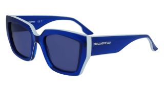 Óculos de sol Karl Lagerfeld KL6143S Azul Retangular - 1