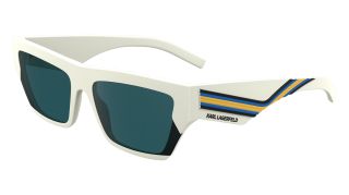 Óculos de sol Karl Lagerfeld KL6163S Branco Retangular - 1
