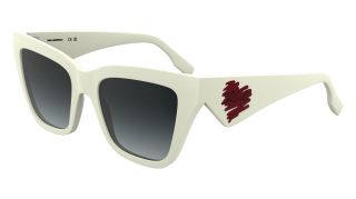 Óculos de sol Karl Lagerfeld KL6184S Branco Retangular - 1