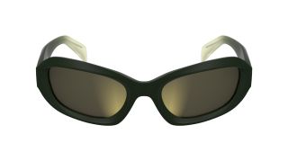 Óculos de sol Karl Lagerfeld KLJ6200S Dourados Retangular - 2