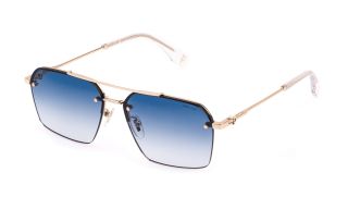 Óculos de sol Police SPLQ90 FORCE 9 Dourados Aviador