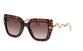 Óculos de sol Roberto Cavalli SRC097M Preto Borboleta
