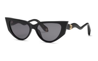 Óculos de sol Roberto Cavalli SRC128M Preto Borboleta