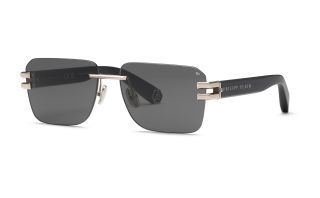 Óculos de sol PHILIPP_PLEIN SPP086M PLEIN PLEASURE Prateados Quadrada