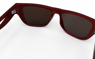 Óculos de sol Arena AOC OCEANID Vermelho Quadrada - 1