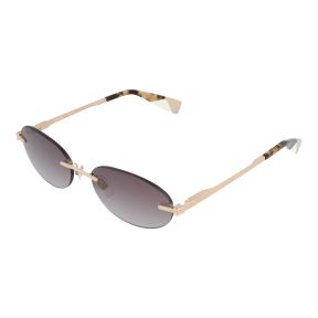 Óculos de sol Furla SFUB29 Dourados Ovalada - 1