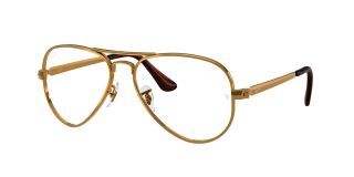 Óculos graduados Ray Ban 0RX3925V Castanho Aviador - 1