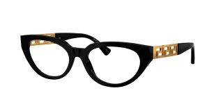 Óculos graduados Versace 0VE3383 Preto Tamanho: 54X17