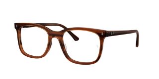 Óculos graduados Ray Ban 0RX5446 Castanho Quadrada - 1