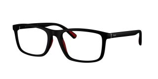 Óculos graduados Polo Ralph Lauren 0PH2291U Preto Retangular - 1