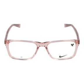 Óculos graduados NIKE JR. NK1000Y Rosa/Vermelho-Púrpura Retangular - 2