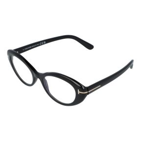 Óculos graduados Tom Ford FT6092-B Preto Ovalada - 1