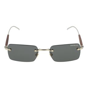 Óculos de sol Montblanc MB0453S ONE SHOT Dourados Retangular - 2