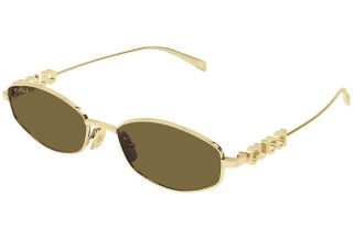 Óculos de sol Gucci GG1802S Dourados Ovalada - 1