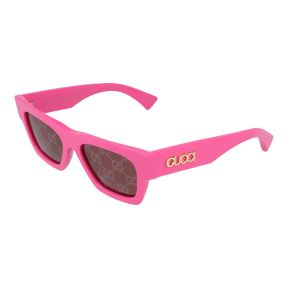 Óculos de sol Gucci GG1835S ONE SHOT Rosa/Vermelho-Púrpura Quadrada - 1