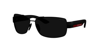 Óculos de sol Prada Linea Rossa 0PS B52S Preto Tamanho: 65X14