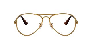 Óculos graduados Ray Ban 0RX3925V Dourados Aviador - 2