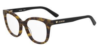 Óculos graduados LOVE MOSCHINO MOL654 Castanho Redonda - 1
