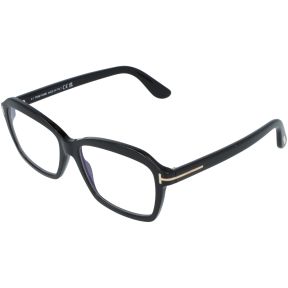Óculos graduados Tom Ford FT6129-B Preto Retangular - 1