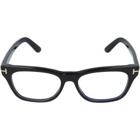 Óculos graduados Tom Ford FT6131-B Preto Retangular - 2