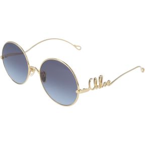 Óculos de sol Chloé CH0372S Dourados Redonda - 1
