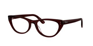 Óculos graduados Ray Ban 0RX5449D Grená Quadrada - 1