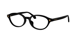 Óculos graduados Versace 0VE3393D Preto Ovalada - 1