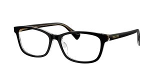 Óculos graduados Ralph Lauren 0RA7194U Preto Retangular - 1